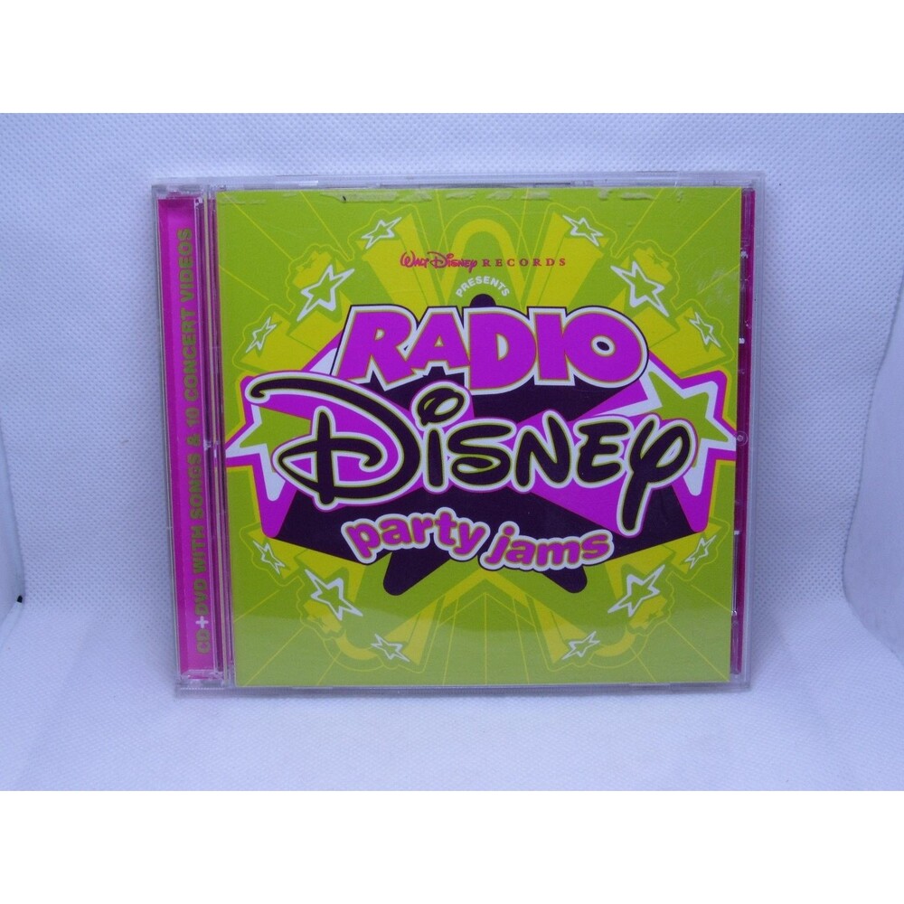 Radio Disney Party Jams CD + DVD 2006 Pop Dance Kids Walt Disney Records